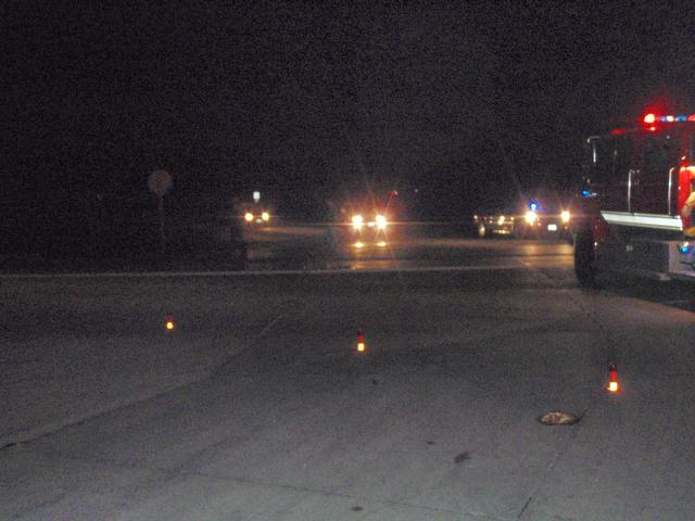 Power pole hit, Jacoby and Center Ave. November 19, 2010